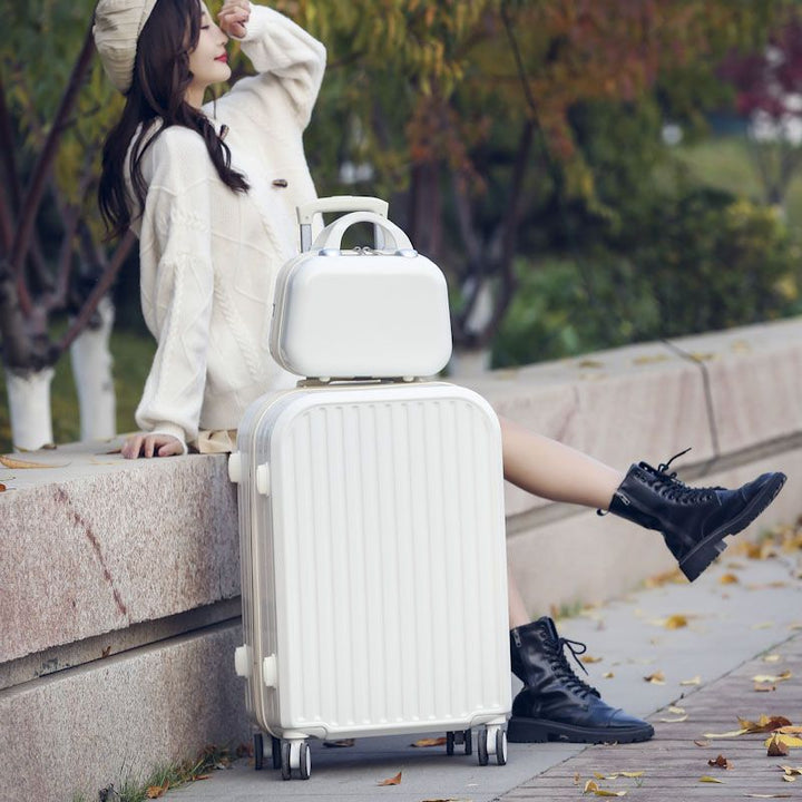 Dual-Compartment Hard-Shell Luggage Set Skanto