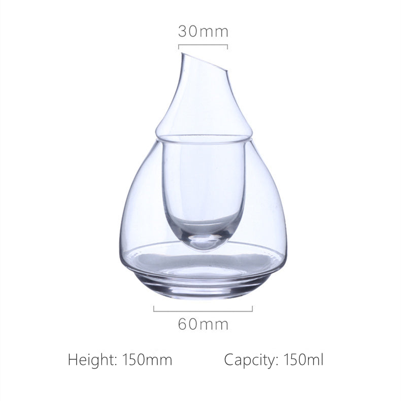 To-nivå ånd glass karaffel | Skanto