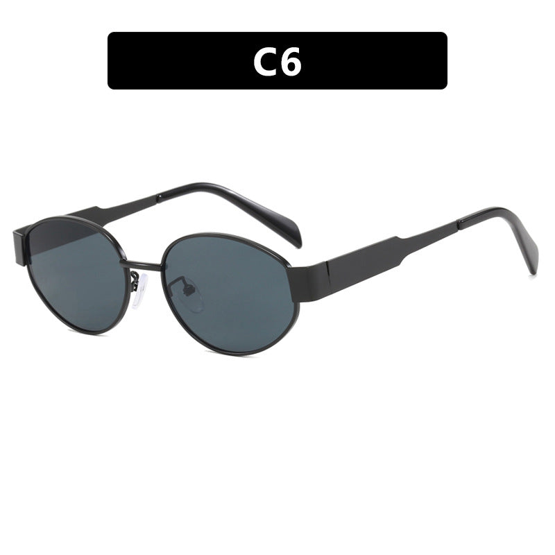 Women's fashionable sunglasses with innovative geometric design Skanto