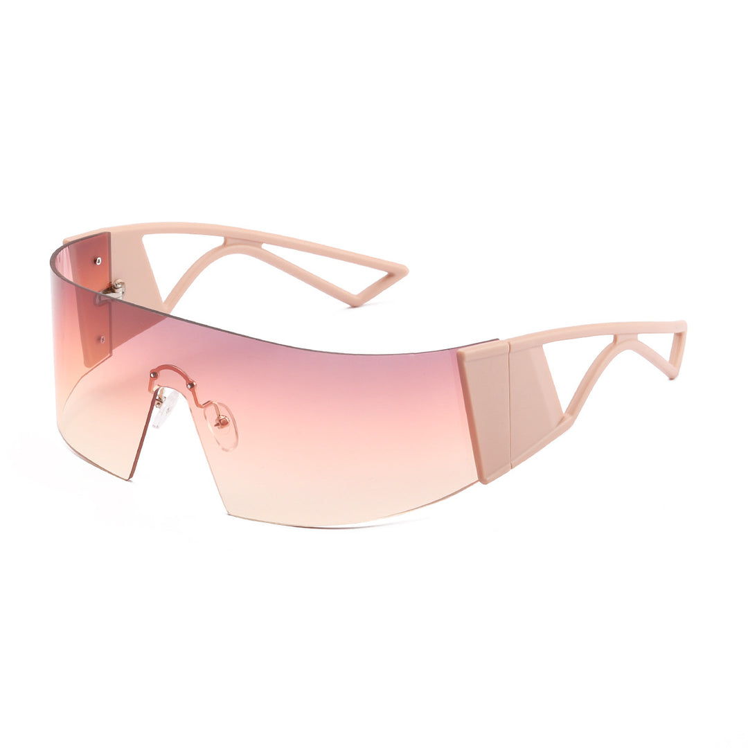 Dame sporty solbriller i futuristisk design Skanto