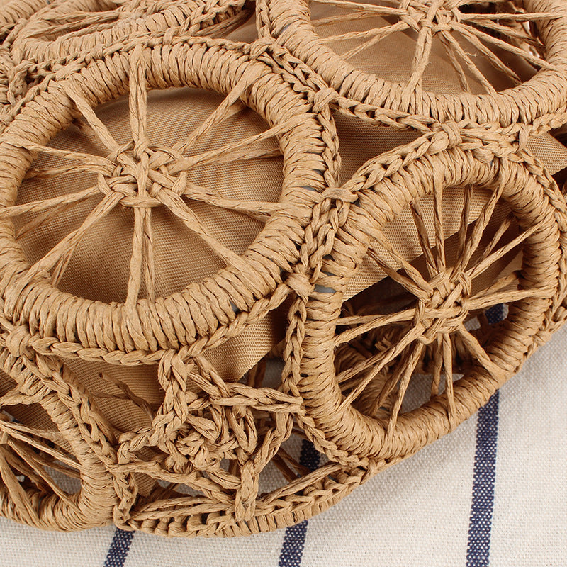 Round basket bag with unique design Skanto
