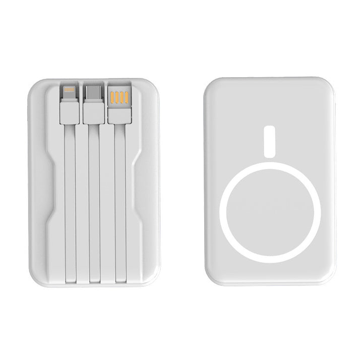 Magnetisk powerbank med hurtigladefunksjon Skanto