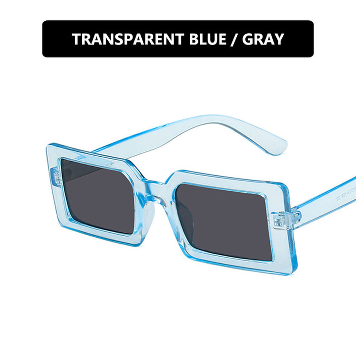 Women's square sunglasses with modern, wide frame and protective UV filter Skanto