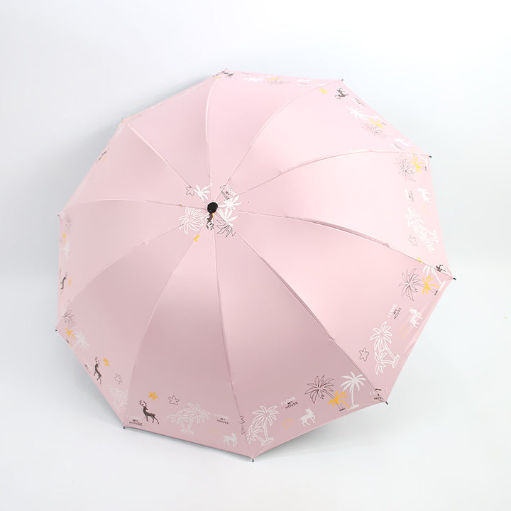 Kvinne Foliempar med Dyremønster Skanto