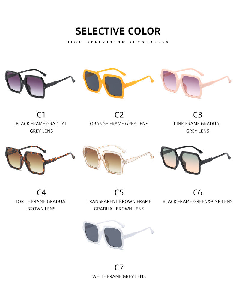 Dame moteriktig oversized solbrille med moderne design Skanto