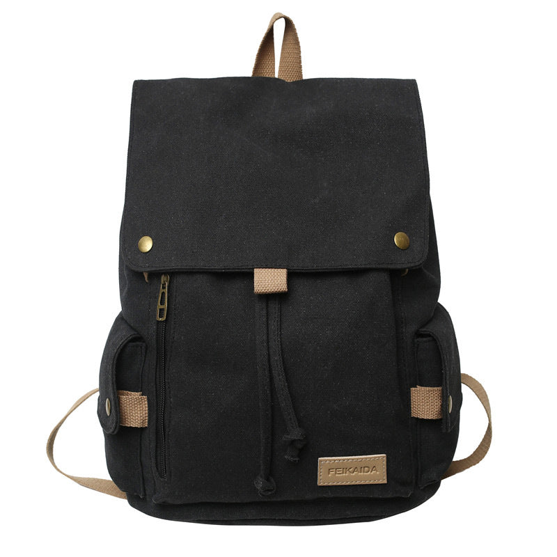Rugged Canvas Hiking School Backpack Skanto