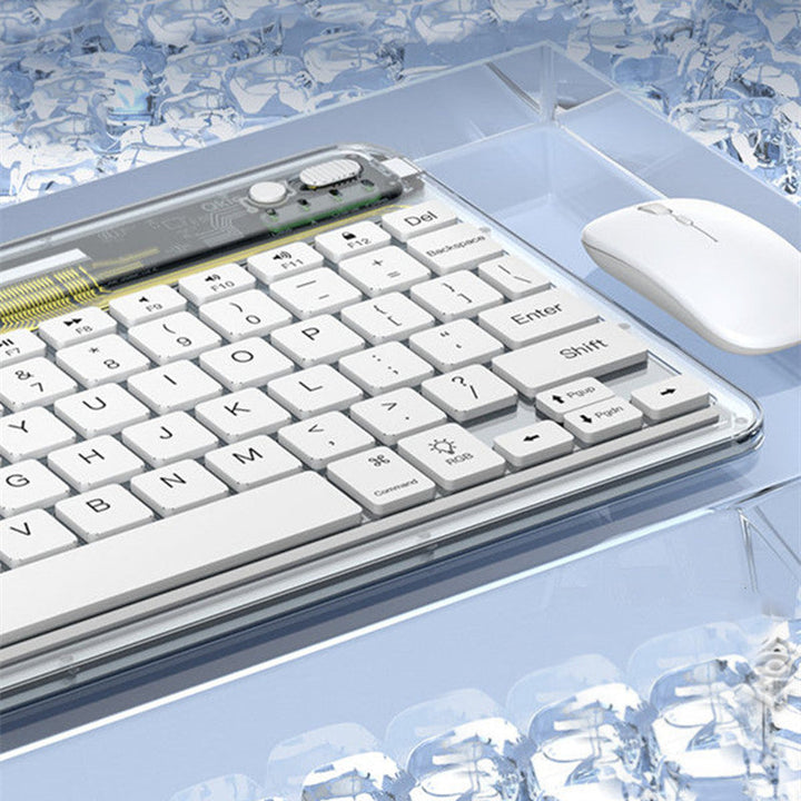 Skanto | Transparent Trådløst Bluetooth Tastatur