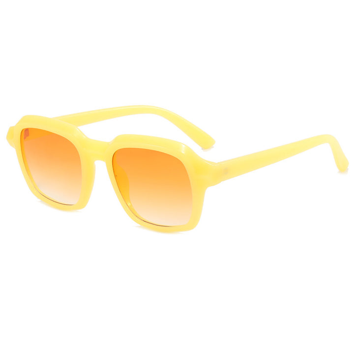 Dame kvadratisk solbrille med stilige rammer Skanto