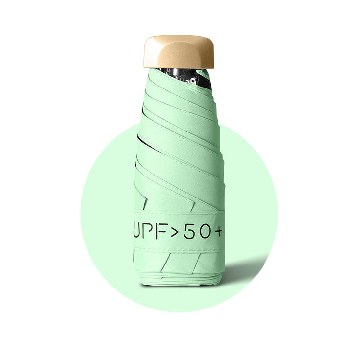 Kvinne UV-beskyttende sammenleggbar paraply med innovativt design Skanto