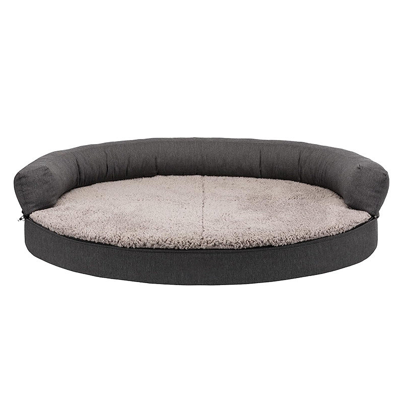 Rund Pute Lounge Seng Hundeseng