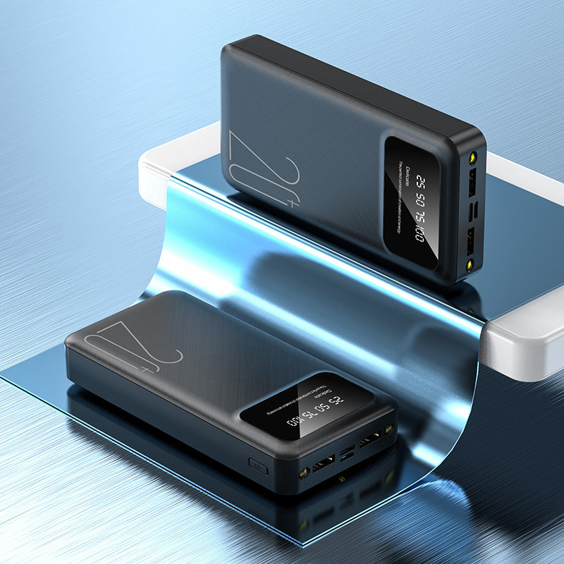 Bærbar powerbank med intelligent energivisning og hurtigladefunksjon Skanto