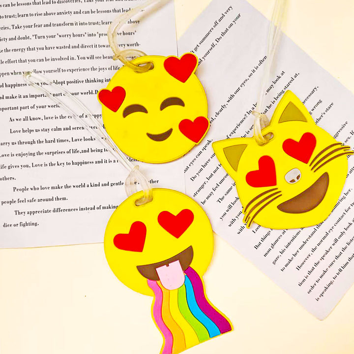 Unisex Emoji-Inspirert Bagasjelapp Skanto