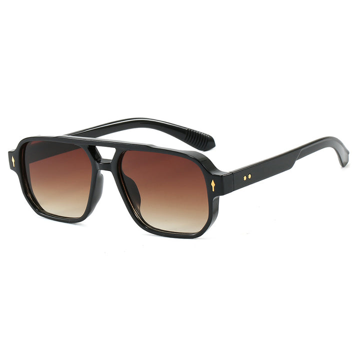 Women's fashion square sunglasses with luxurious details Skanto