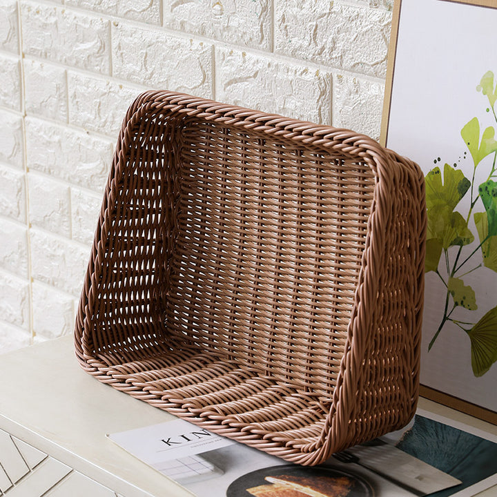 Unisex Bærbar Oppbevaringsboks i Flettet Rattan Skanto
