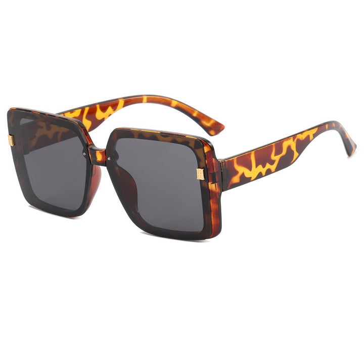 Damer trendy oversized firkantet solbrille Skanto