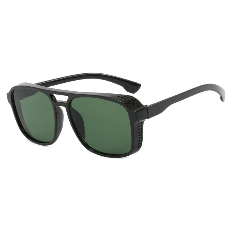 Dame moteriktig solbrille i trendy skilpaddemønster Skanto