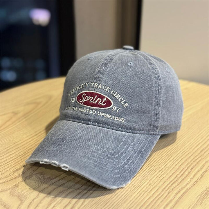 Herre Casual Vintage Brodert Baseballcaps Skanto