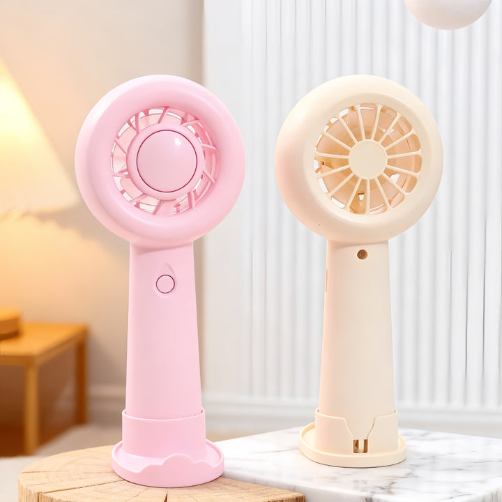 Dame Bærbar Håndvifte med ergonomisk design og USB-ladefunksjon Skanto