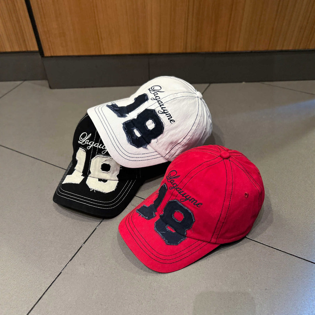 Herre Slitt Brodert Basebollcap Skanto