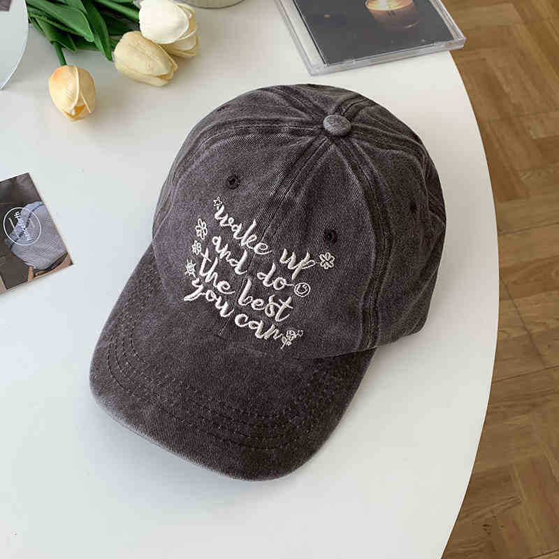 Kvinnens Motiverende Brodert Caps Skanto
