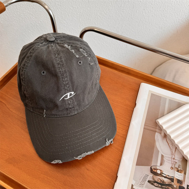 Herre Slitt Bomulls Baseball Caps Skanto