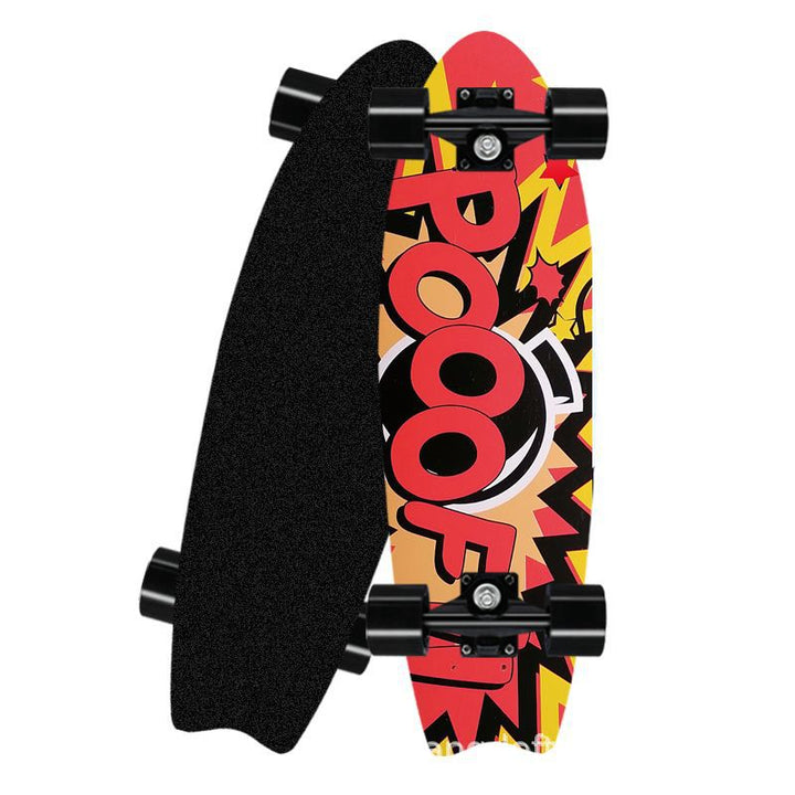 Surf-Inspirert Mini Cruiser Skateboard Skanto