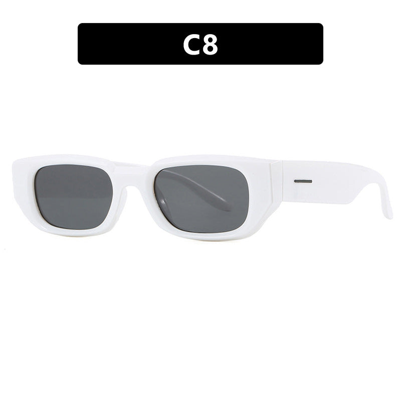 Women's trendy sunglasses with innovative transparent frame and polarized lens Skanto