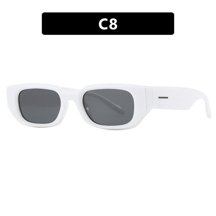 Women's trendy sunglasses with innovative transparent frame and polarized lens Skanto