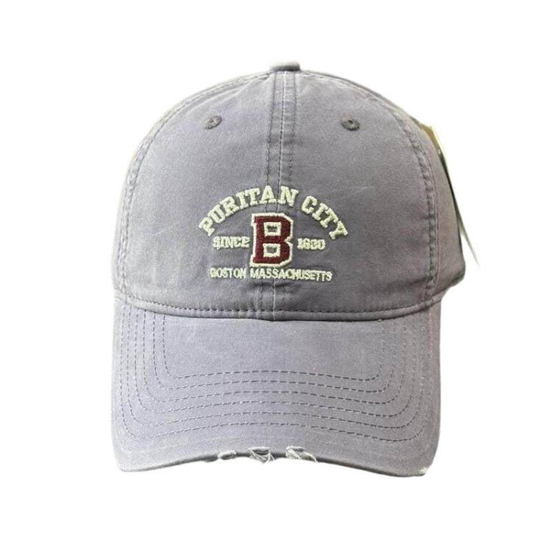 Kvinne Vintage Slitt Brodert Baseball Caps Skanto