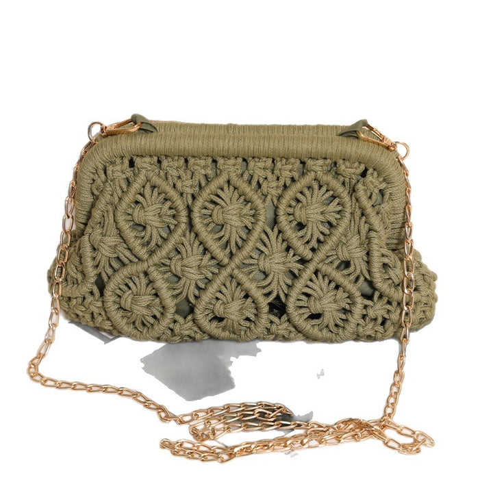 Hand-knotted Boho-style Crossbody Bag Skanto