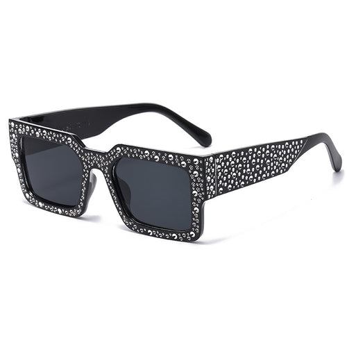 Women's extravagant sunglasses with sparkling accent Skanto