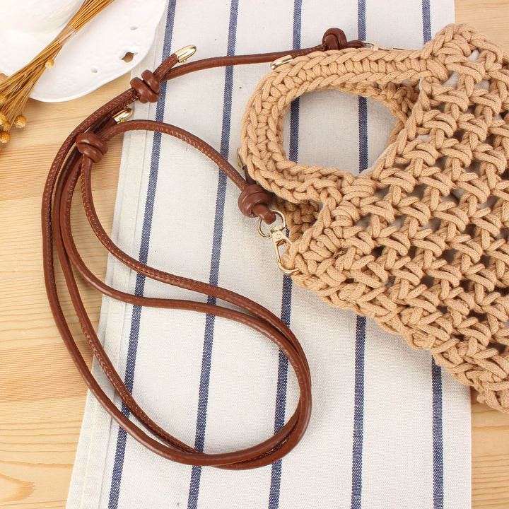 Handmade macrame handbag with adjustable shoulder strap Skanto