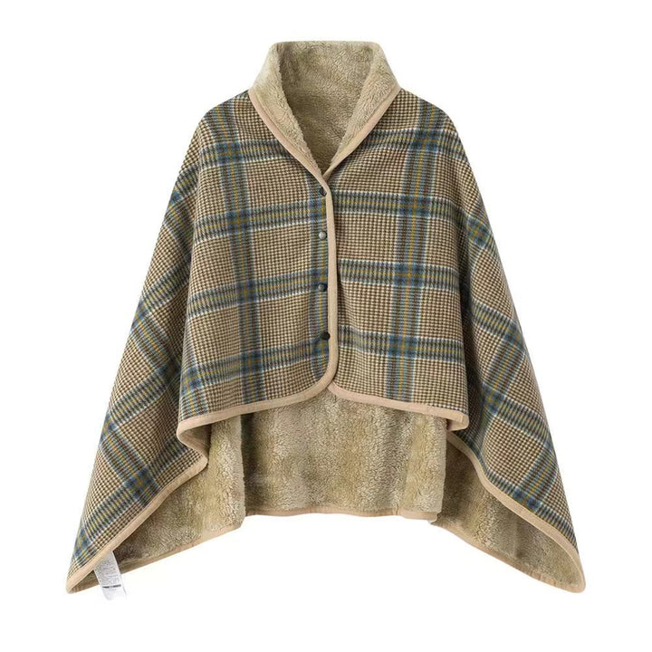 Dame Komfortabel Varmeholdende Poncho-Teppe Skanto