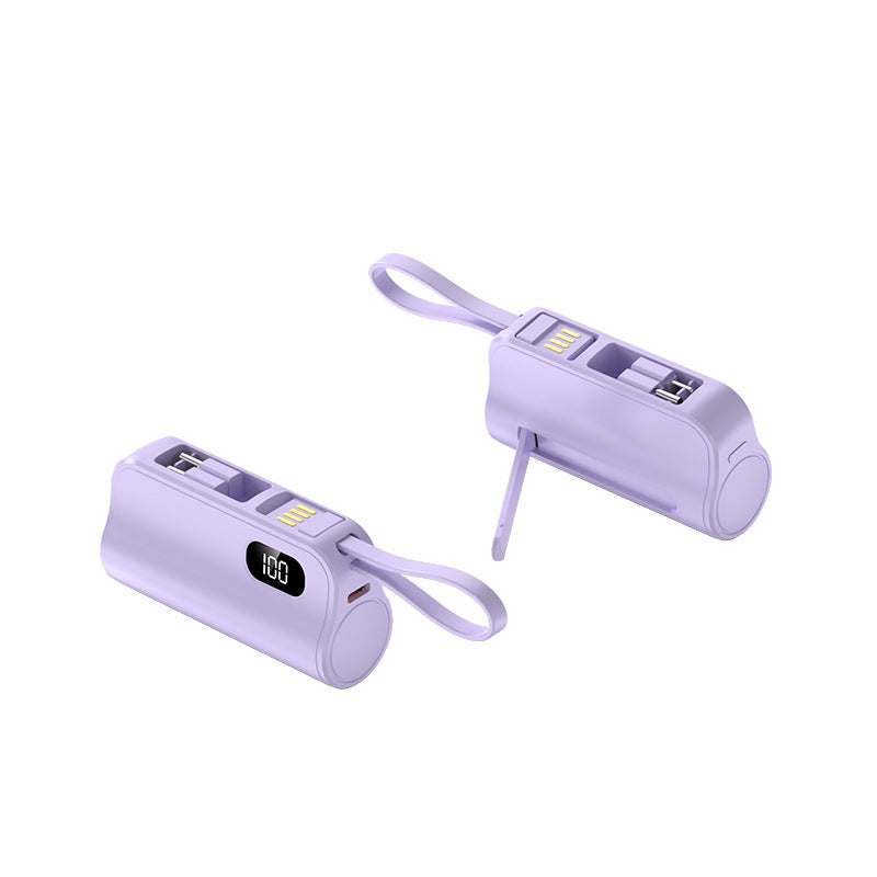 bærbar mini-powebank med digital skjerm Skanto