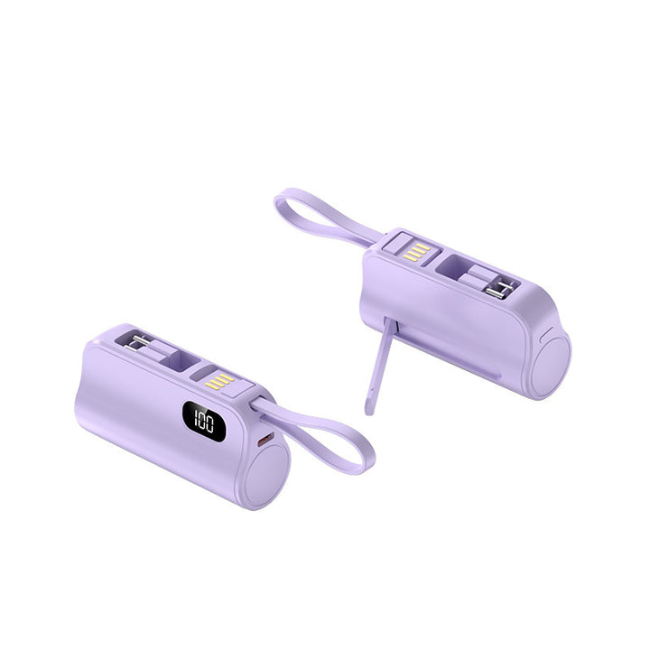 bærbar mini-powebank med digital skjerm Skanto