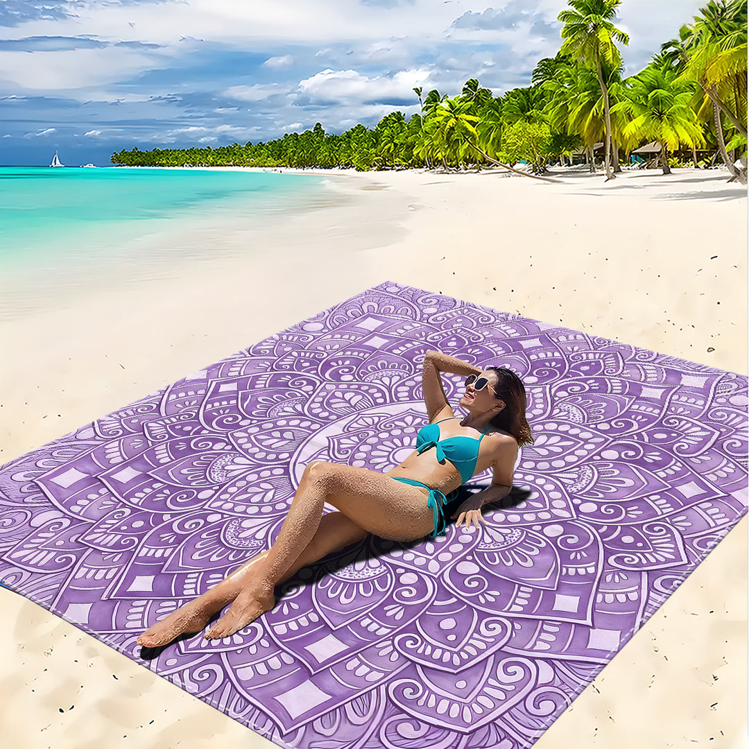 Mandala Design Strandmat Skanto
