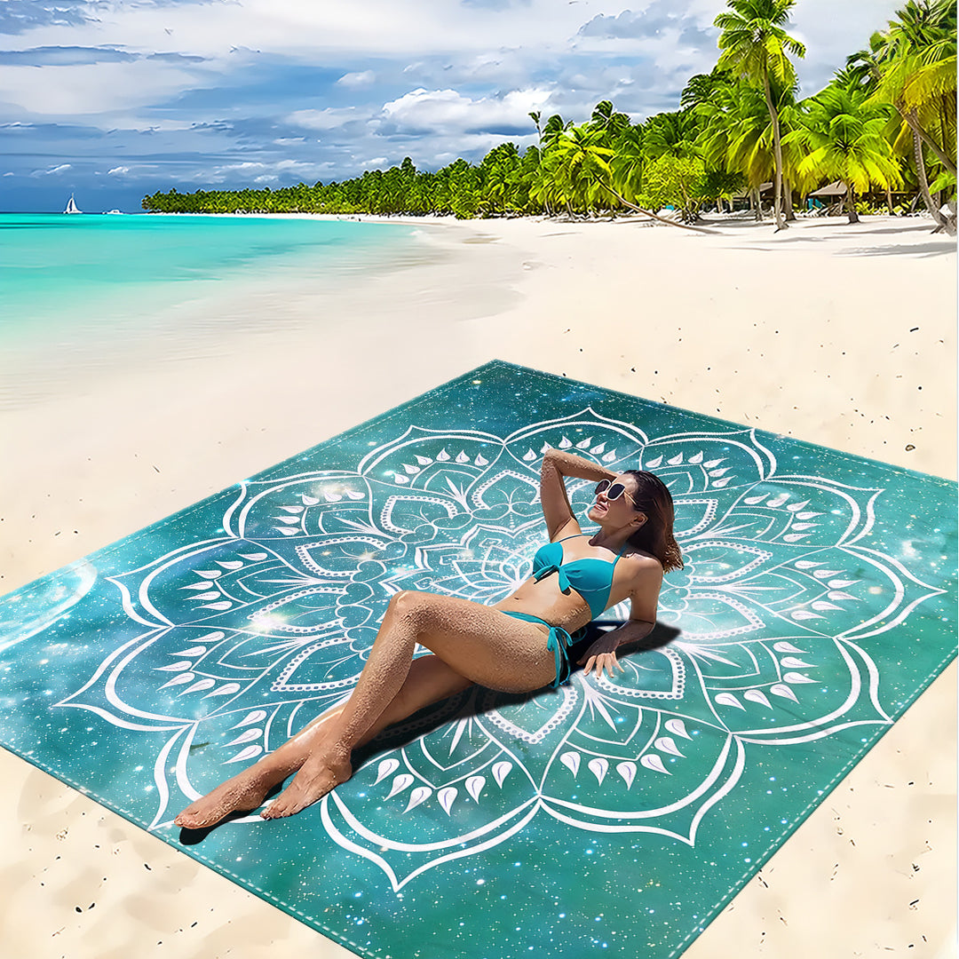 Mandala Design Strandmat Skanto