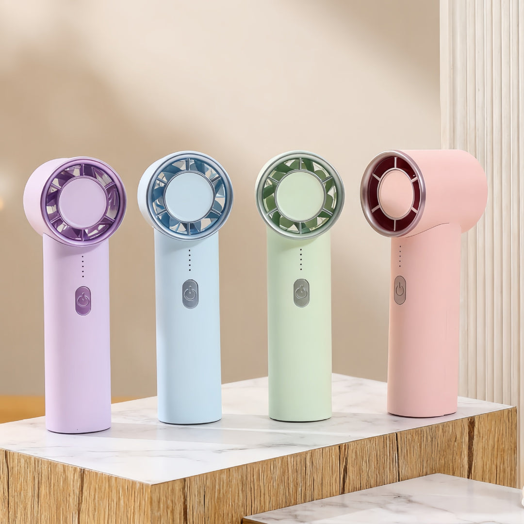 Damen Bærbar Håndvifte med USB-ladingsfunksjon og fleksibelt design Skanto