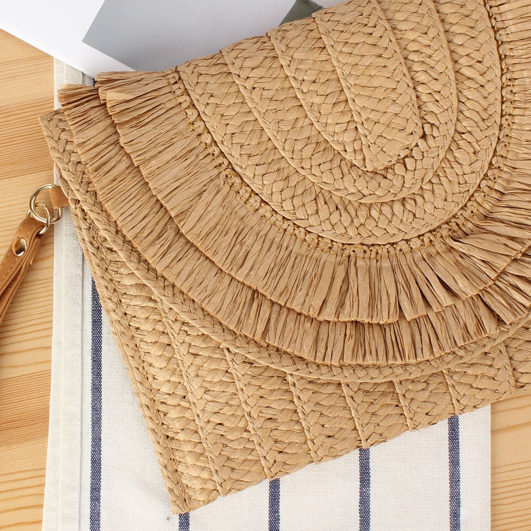 Fringe Embellished Design Handbag Skanto