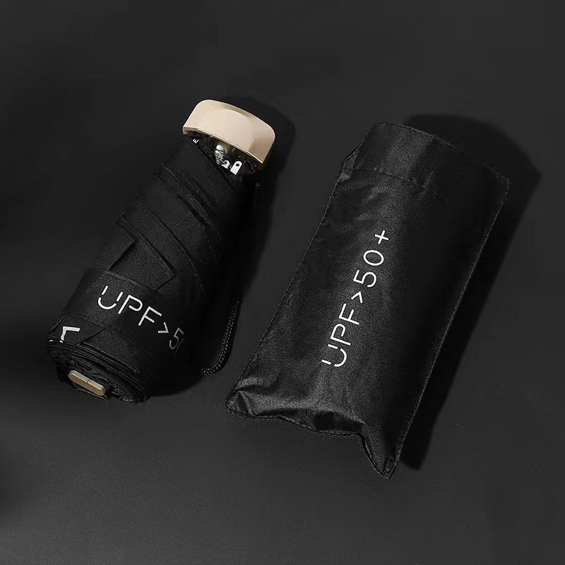 Damer UV-beskyttende sammenleggbar paraply med unikt design Skanto