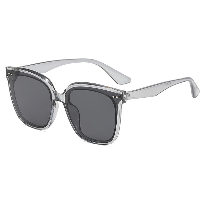 Dame kvadratisk solbrille med speilende fargekobling Skanto