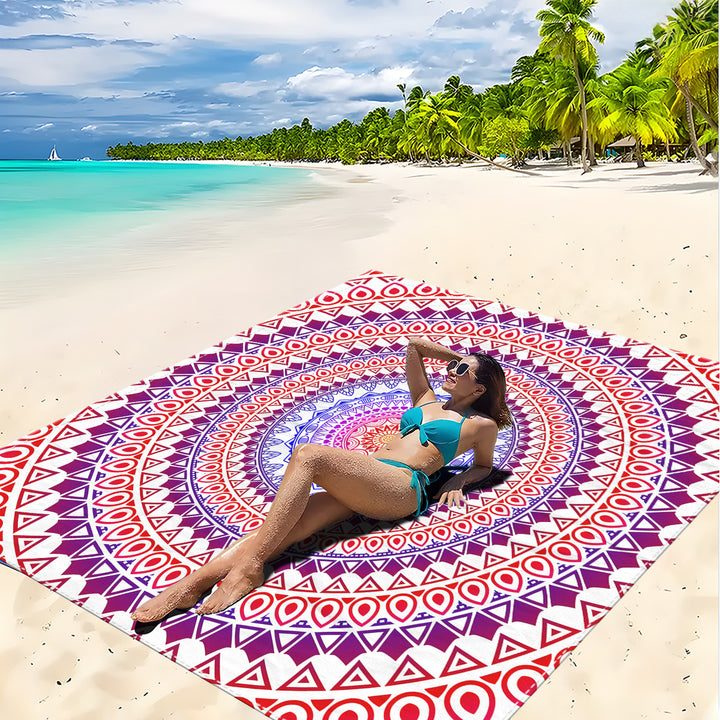 Mandala Design Strandmat Skanto