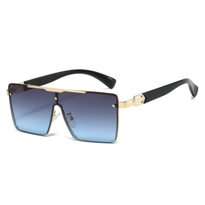 Dame Modisk Oversized Solbrille i eksklusiv Skilpaddedesign Skanto