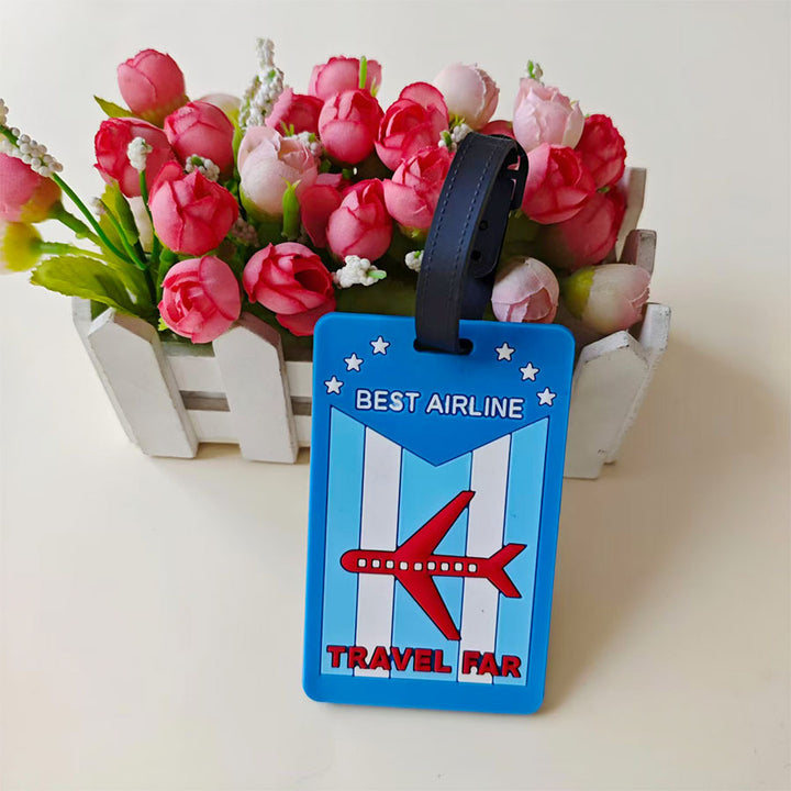 Unisex Bagasjelapp med innovativt flyreise-design Skanto