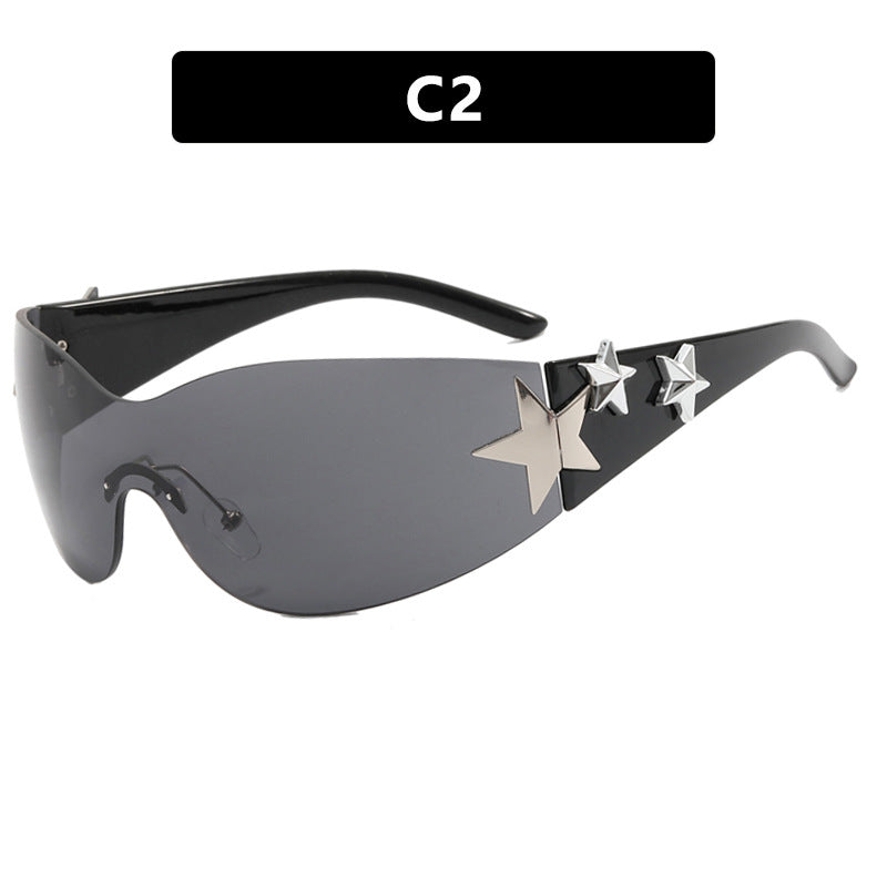 Women's trendy sunglasses with unique star design Skanto