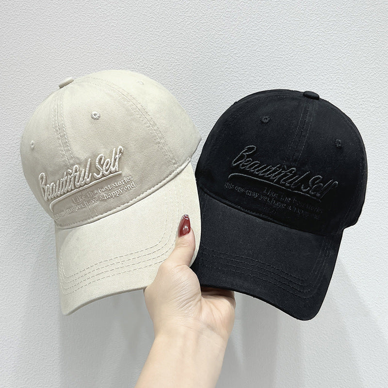 Kvinne Trendy Brodert Caps Skanto