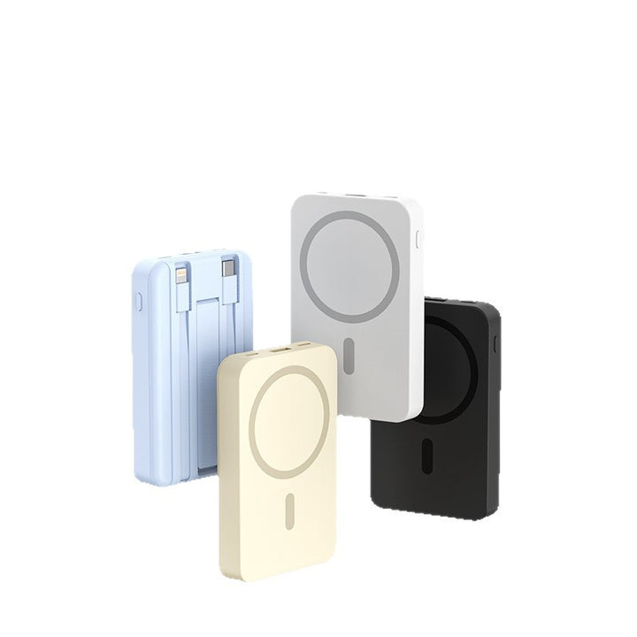 Magnetisk powerbank med innebygd stativ Skanto