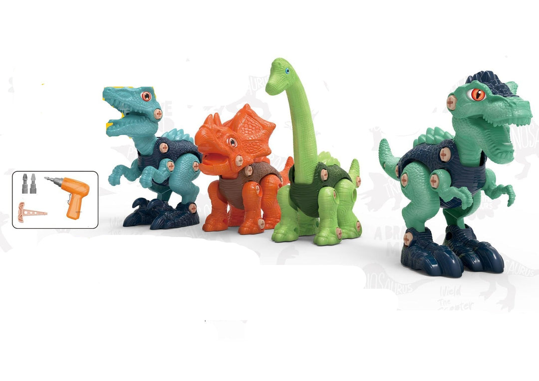 Skanto | Dinosaur Konstruksjon & Skrue Lekesett