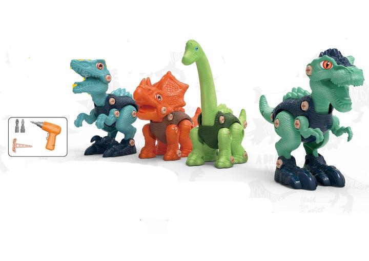 Skanto | Dinosaur Konstruksjon & Skrue Lekesett
