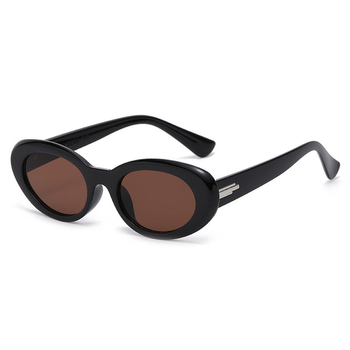 Dame moteriktig Cat-Eye briller med trendy tykke rammer Skanto